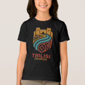 Tbilisi Georgië Tri-Blend Shirt (Voorkant)
