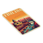 Tbilisi hoofdstad van Georgië, Retro souvenir gesc Magneet (Rechterzijde)