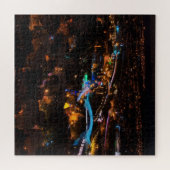Tbilisi in de nacht legpuzzel (Horizontaal)