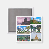 Tbilisi Kazbegi Borjomi Georgia Architecture Magneet