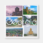 Tbilisi Kazbegi Borjomi Georgia Architecture Magneet (Voorkant)