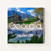 Tbilisi Kazbegi Borjomi Georgia Architecture Notitieboek (Achterkant)