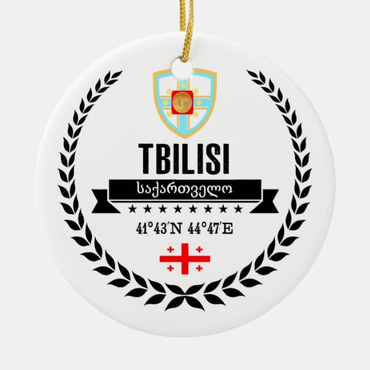 Tbilisi Keramisch Ornament (Voorkant)