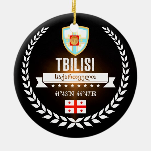 Tbilisi Keramisch Ornament (Achterkant)