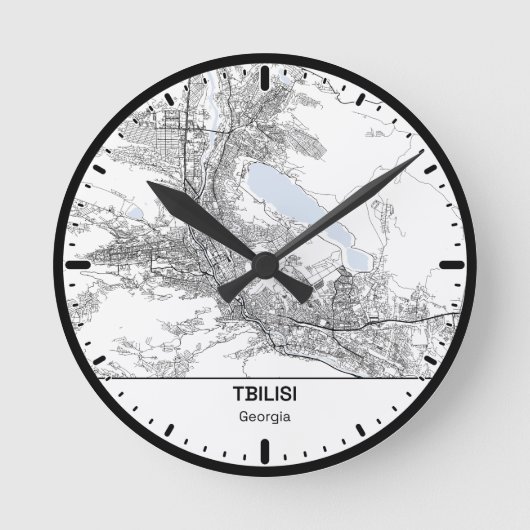 Tbilisi Klok Stad Lijn Kunst (Voorkant)