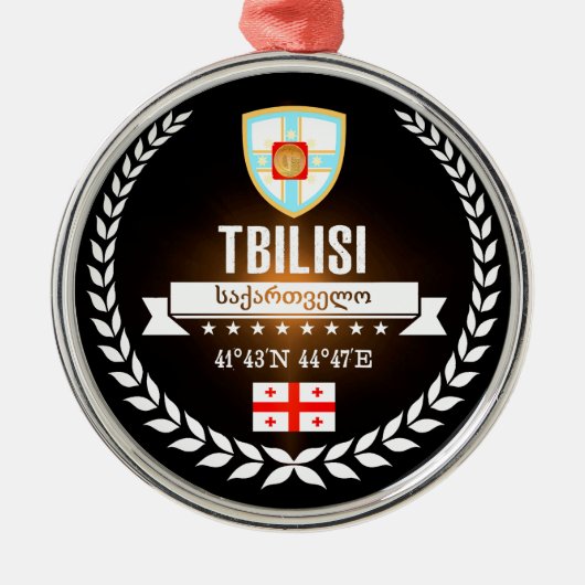 Tbilisi Metalen Ornament (Voorkant)