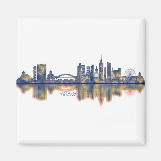 Tbilisi Skyline Magneet (Voorkant)