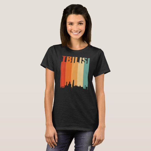 Tbilisi Skyline T-shirt (Voorkant volledig)