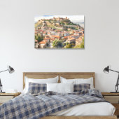 Tbilisi waterverf kunst canvas afdruk (Insitu (Slaapkamer))