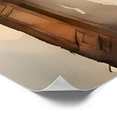 Tbilisi waterverf kunst poster (Hoek)