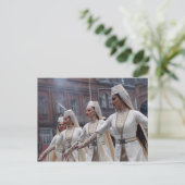 Tbilisoba festival dansen briefkaart (Staand voorkant)