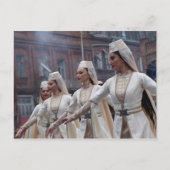 Tbilisoba festival dansen briefkaart (Voorkant)