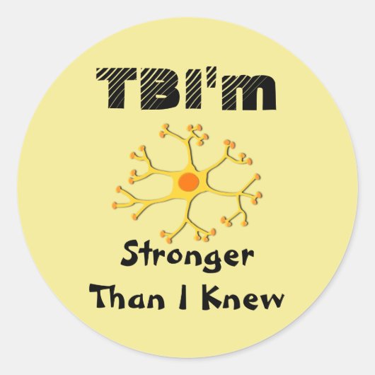 TBI'm Ronde Sticker (Voorkant)