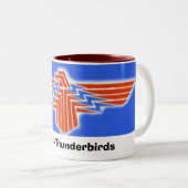 Tbird, SHHS Thunderbird Tweekleurige Koffiemok (Voorkant rechts)