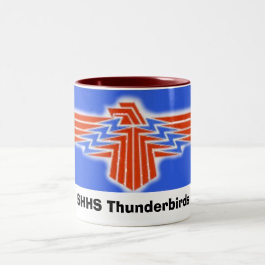 Tbird, SHHS Thunderbird Tweekleurige Koffiemok (Center)