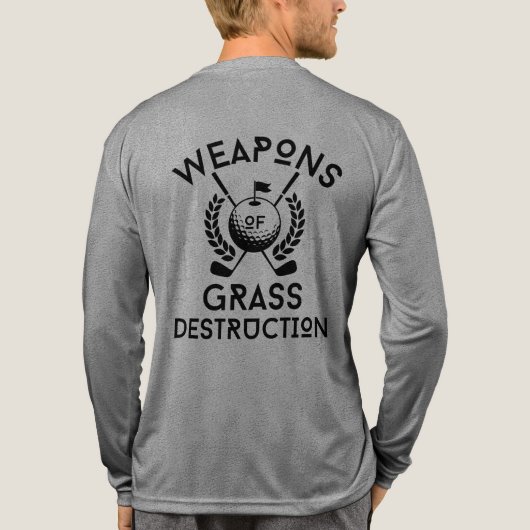 TBIRD - Weapons of Grass Destruction - Men's Tri-Blend Shirt (Achterkant volledig)