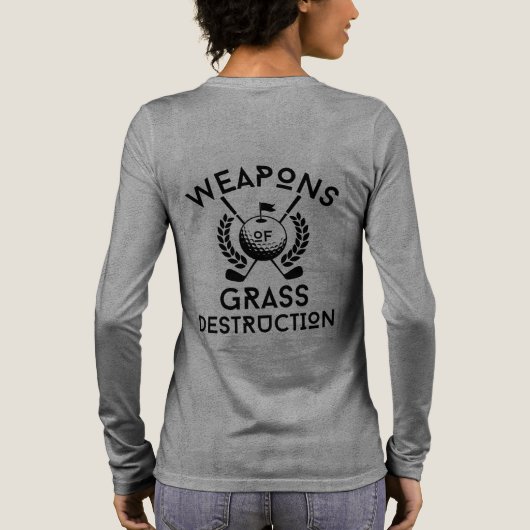TBIRD - Weapons of Grass Destruction - Women's Tri-Blend Shirt (Achterkant)