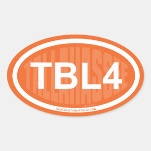 TBL4 OVALE STICKER