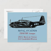 tbm / tbf avenger briefkaart (Voorkant / Achterkant)