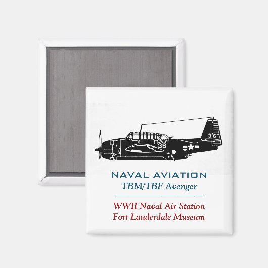 TBM - TBF Avenger Magneet (Voorkant / Achterkant)