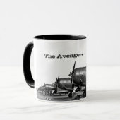 TBM's op tarmac, de Avengers Mok (Voorkant links)