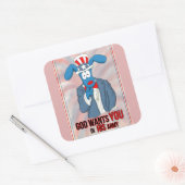 Tbone God wil U in Zijn Leger stickers (Envelop)