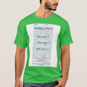 TBone Steak Cheese Eggs Welchs Druif T-shirt