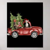 Tbull On Car Christmas Ornament Funny Xmas  Poster (Voorkant)