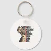 Tbull Perfect Intelligent Tender Beautiful Unique Sleutelhanger (Voorkant)