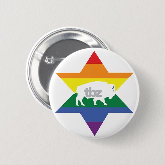 TBZ Pride Button! Ronde Button 5,7 Cm (Voorkant /achterkant)