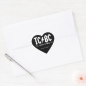 TC / BC Lightning Bolt Heart Sticker (Envelop)
