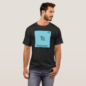 Tc - Tchaikovsky Funny Chemistry Element Symbol T-shirt (Voorkant volledig)