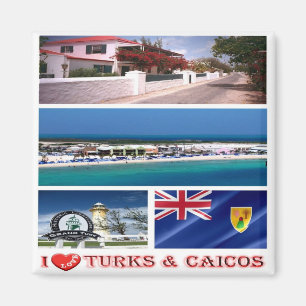 TC - Turks- en Caicoseilanden - I Love Magneet