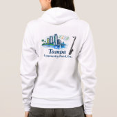 TCB Alto/Basklarinet Logo Dames Ritsluiting Hoodie (Achterkant)
