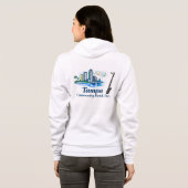 TCB Alto/Basklarinet Logo Dames Ritsluiting Hoodie (Achterkant volledig)