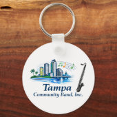TCB Alto/Bass Clarinet Logo Keychain (Achterkant)