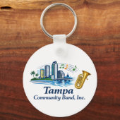 TCB Baritone/Euphonium/Tuba Logo Keychain (Achterkant)