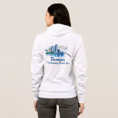 TCB Flute Logo Dames Zip Up Hoodie (Achterkant volledig)