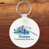 TCB Flute Logo Keychain (Voorkant)