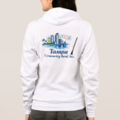 TCB Hobo Logo Dames Rits Kapmantel Hoodie (Achterkant)
