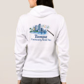 TCB Klarinet Logo Dames Rits Hoodie (Achterkant)