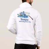 TCB Klarinet Logo Heren Ritssluiting Hoodie (Achterkant)