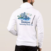 TCB Oboe Logo Men's Zip-Up Hoodie (Achterkant)