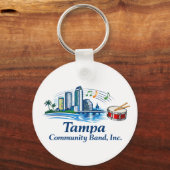 TCB Percussion Logo Keychain (Voorkant)