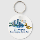 TCB Trumpet Logo Keychain (Achterkant)