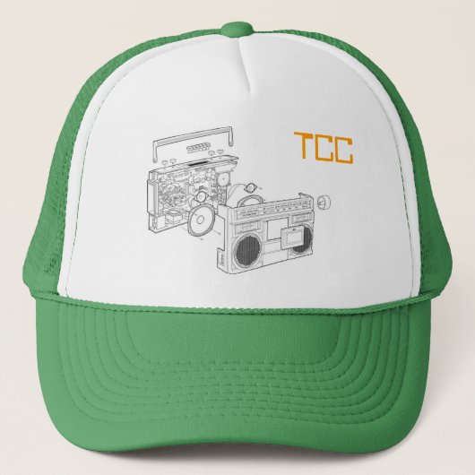 TCC Boombox Trucker Pet (Voorkant)