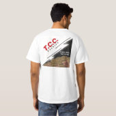 TCC Logo T-shirt, wit T-shirt (Achterkant volledig)