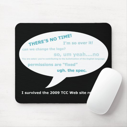 TCC Web Redesign Mousepad Muismat (Met muis)