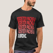 TCG Trading Kaart Game - Funny Booster Packs Shirt (Voorkant)
