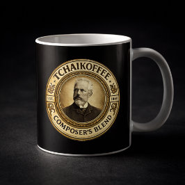 TCHAIKOFFEE Componist Blend Klassieke Muziek  Koffiemok